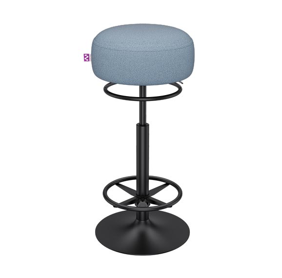 Swivvy Office in Mist with Disc stand